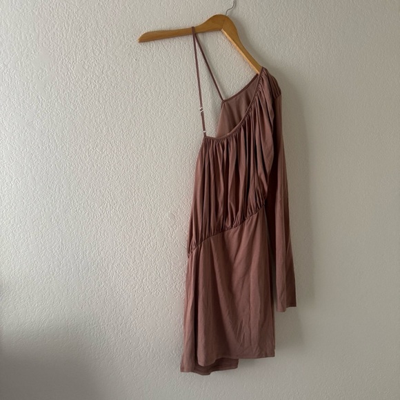 NBD Jolene Mini Cocktail Dress in Mauve - Nude Brown - Picture 5 of 5